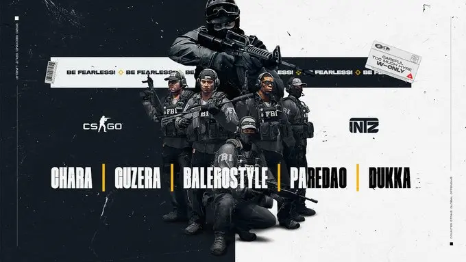 CS:GO: Capitaneado por BALEROSTYLE, INTZ anuncia nova equipe