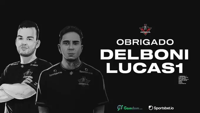 CS:GO: Imperial oficializa as saídas de LUCAS1 e delboNi