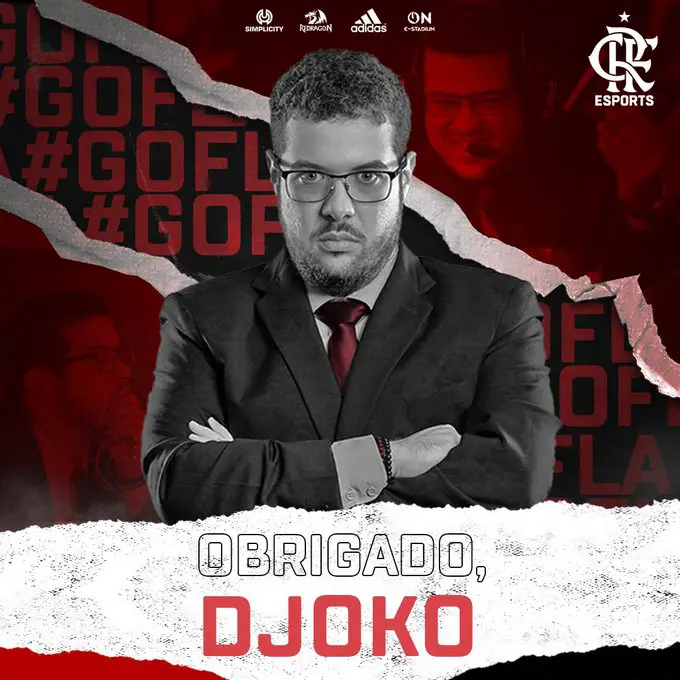 LoL: Flamengo anuncia a saída de Djoko da organização