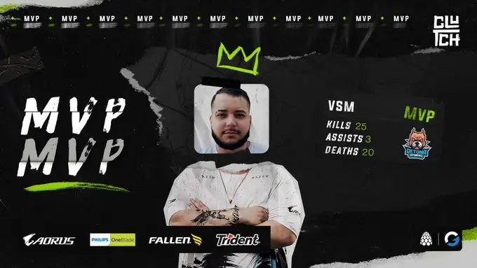 CLUTCH: DETONA e W7M vence seus confrontos e realizam a semifinal da chave de eliminação