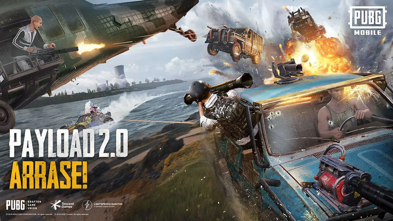 PUBG MOBILE anuncia modo Payload 2.0 com novas melhorias e mais poder de fogo