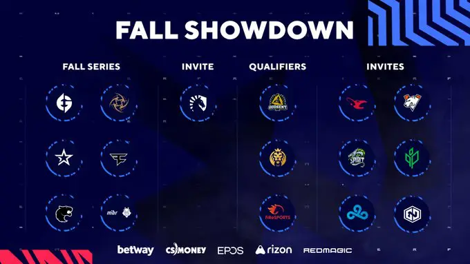 CS:GO: Definidas as equipes participantes da BLAST Fall Showdown 2020