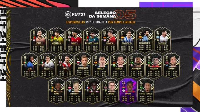 FIFA: Kimmich é o grande destaque do TOTW 5; Três brasileiros aparecem na seleção