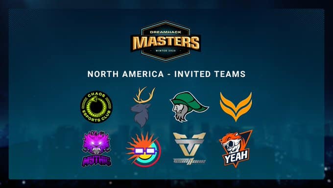 CS:GO: Yeah e Team oNe são convidadas para a DreamHack Masters Winter 2020 NA