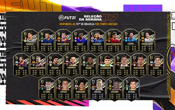 FIFA: Messi é o destaque do TOTW 7; Thiago Silva é o único brasileiro na lista