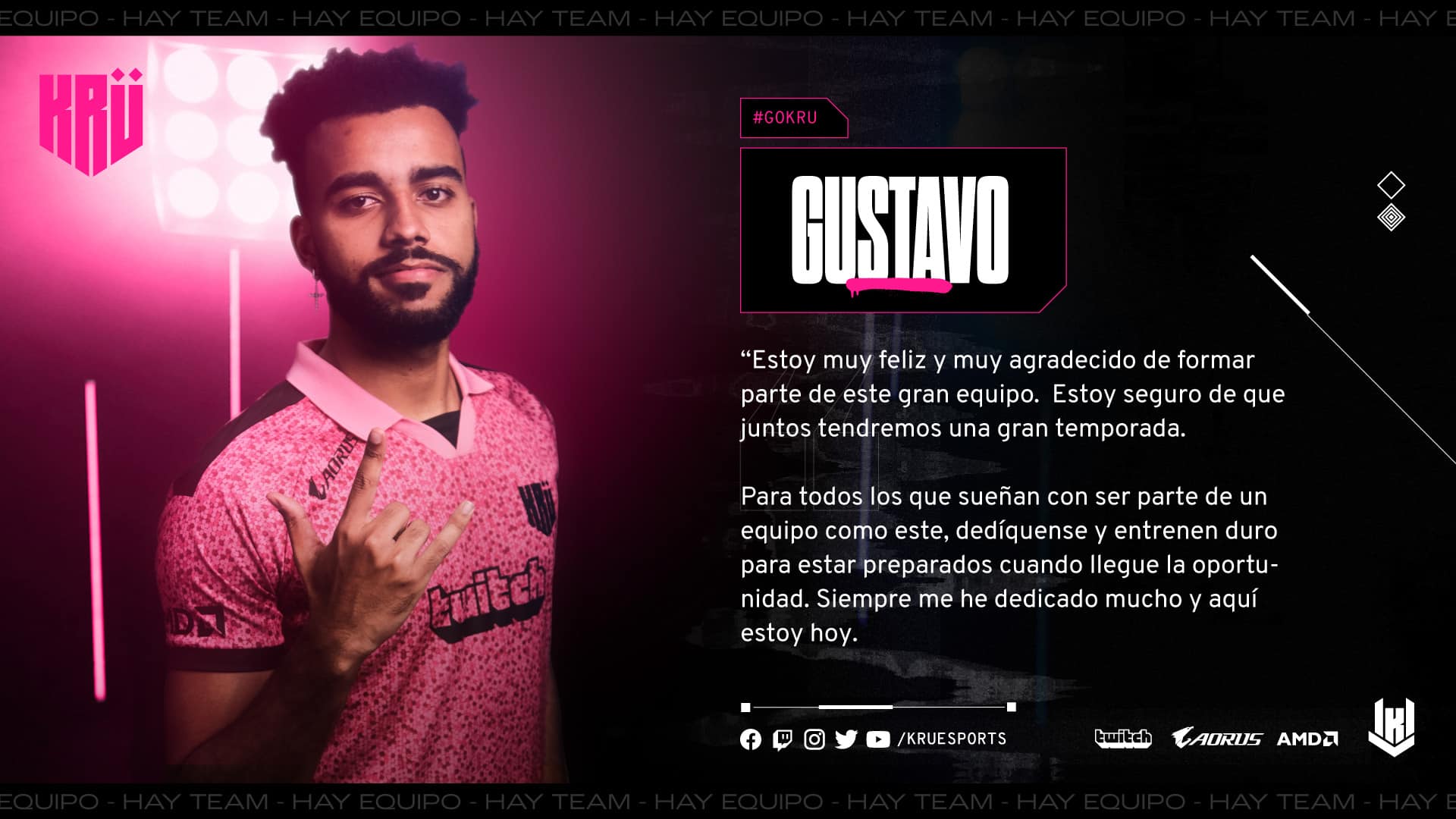 FIFA: KRÜ Esports anuncia a contratação do brasileiro Gustavo Nascimento