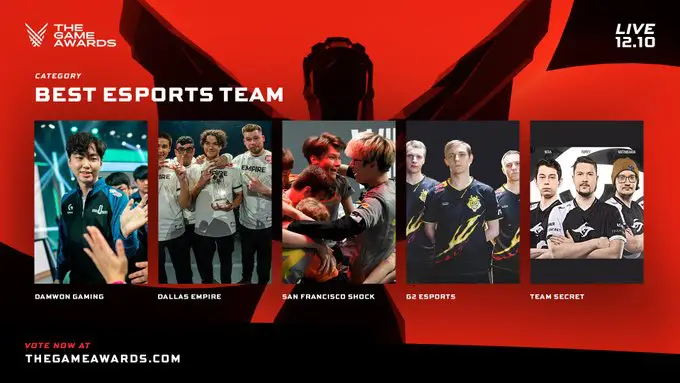 The Game Awards 2020 revela os melhores indicados das categorias de esporte eletrônico
