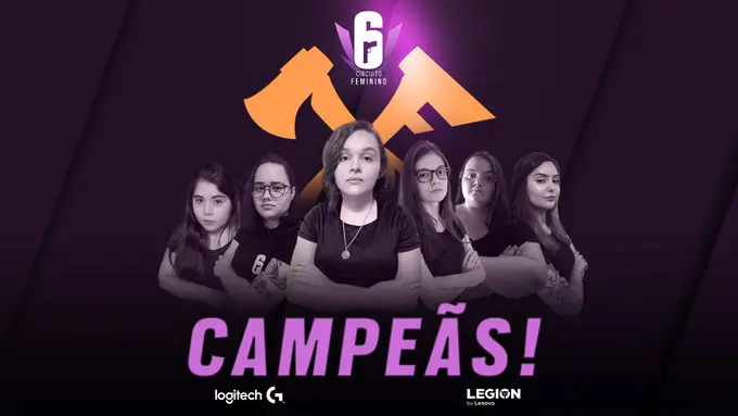 R6: FURY desbanca Black Dragons e vence o Circuito Feminino 2020 1 R6: FURY desbanca Black Dragons e vence o Circuito Feminino 2020