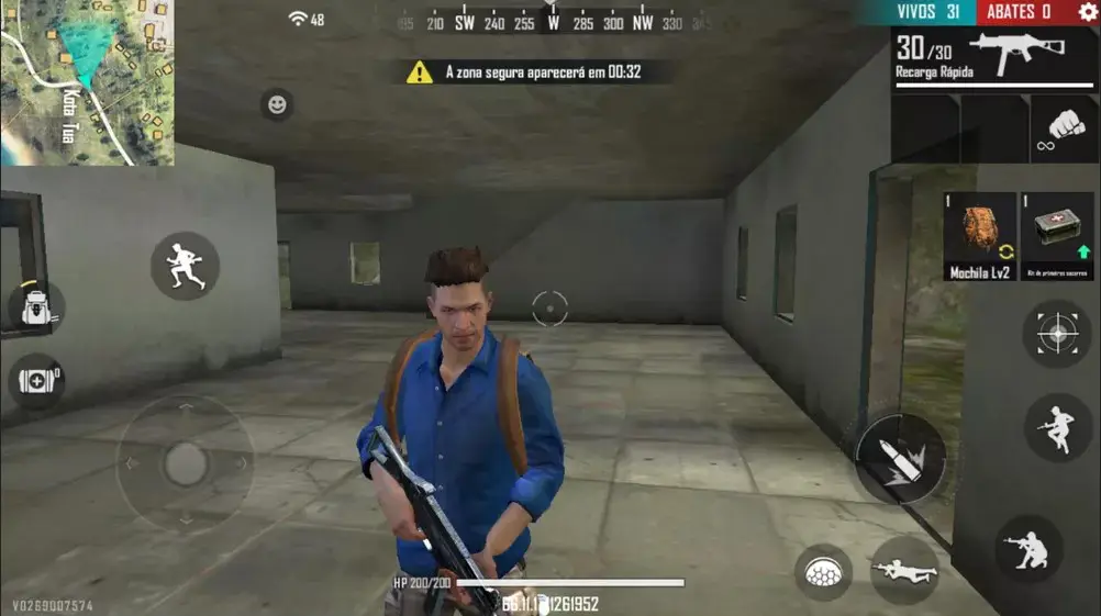 Free Fire: personagem misterioso chega ao Servidor Avançado 1 Personagem