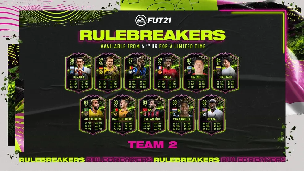 FIFA: Alex Teixeira é o único brasileiro no segundo time do Rulebreakers