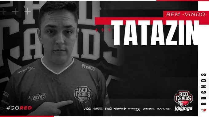 CS:GO: tatazin volta em definitivo para a RED Canids
