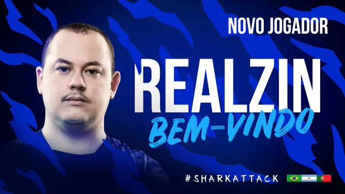 CS:GO: Sharks anuncia a contratação de realziN