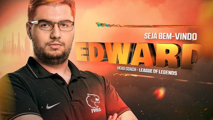 LoL: FURIA anuncia a contratação de Edward como membro da comissão técnica