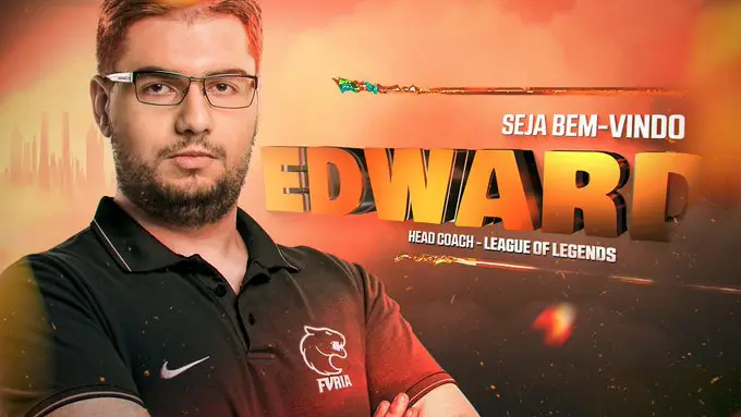 LoL: FURIA anuncia a contratação de Edward como membro da comissão técnica