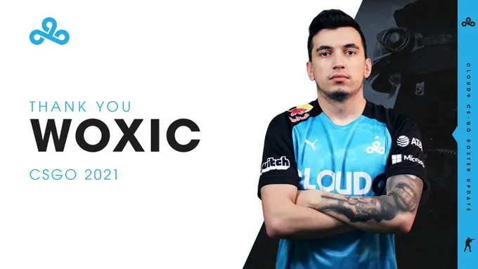 CS:GO: Cloud9 anuncia a saída de woxic
