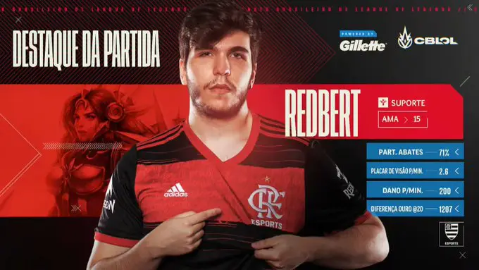 CBLOL: Flamengo vence RED Canids e assume a liderança isolada do campeonato
