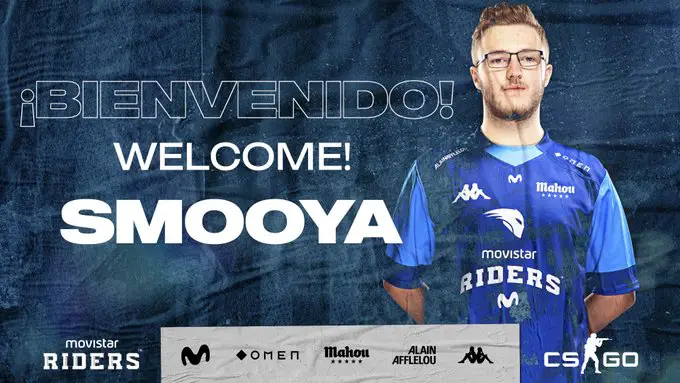 CS:GO: Movistar Riders do brasileiro steel anuncia a contratação de smooya