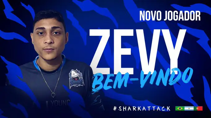 CS:GO: Sharks anuncia a contratação de Zevy