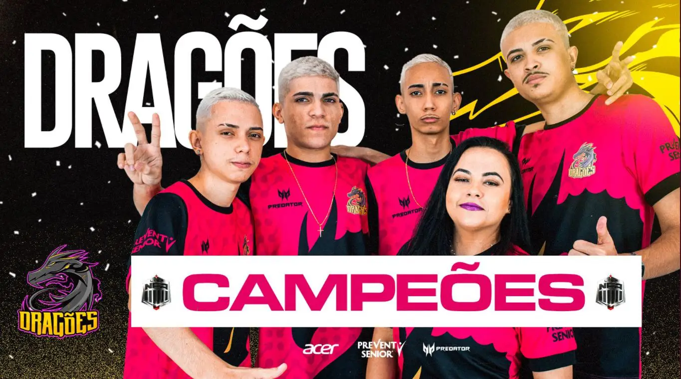 Dragões é a grande campeã da Liga NFA