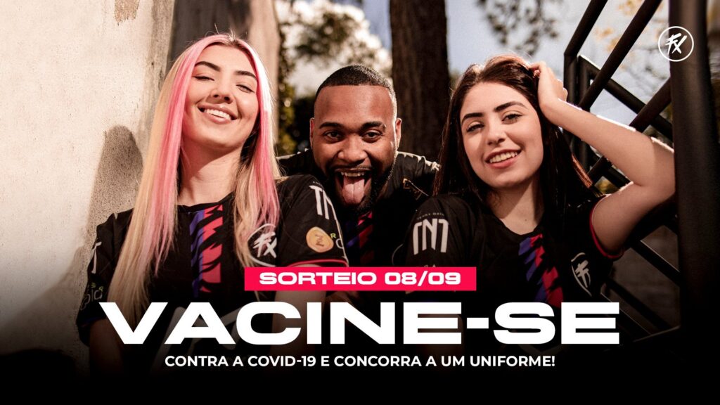 Grandes organizações de esports se juntam na campanha #eSportsVacinado para estimular a vacinação contra COVID-19