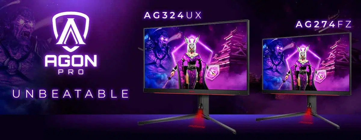 AOC Lança dois novos monitores para a linha AGON PRO