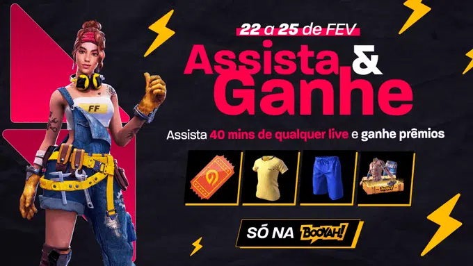 FF: Saiba como resgatar prêmios assistindo lives na BOOYAH!