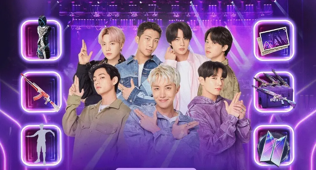 FF: saiba como ganhar itens da coleção BTS⁣ na BOOYAH!