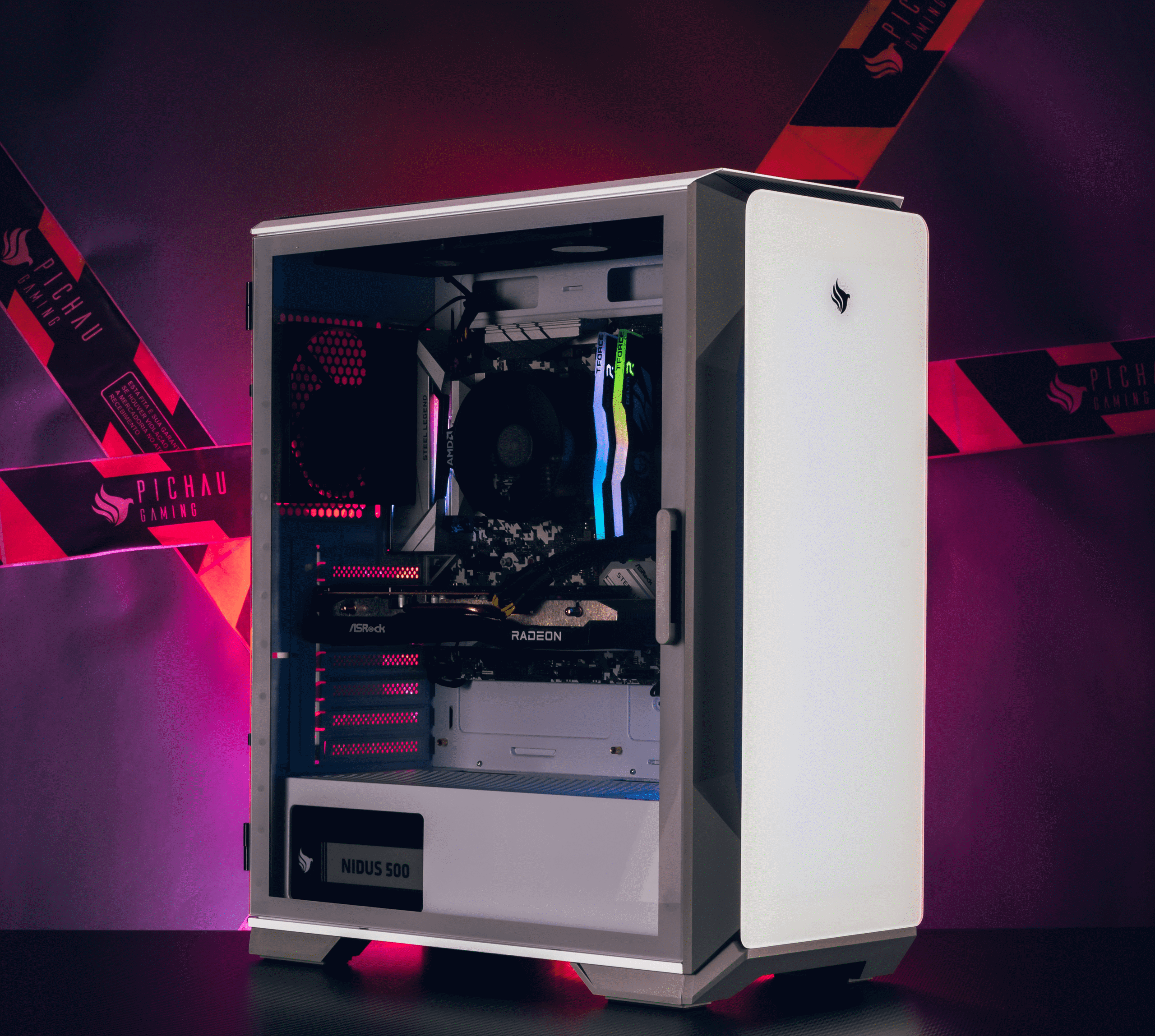 Conheça o PC gamer com a estética All White 1 Conheça o PC gamer com a estética All White
