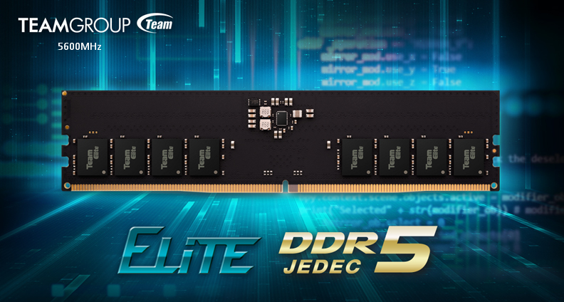 TEAMGROUP anuncia a atualização da ELITE U-DIMM DDR5