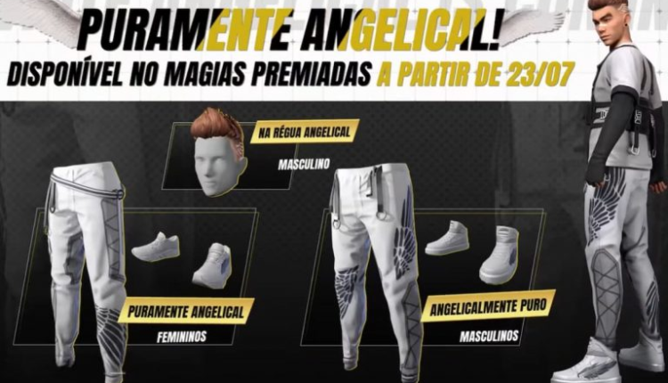 Calça Angelical - Free Fire - Garena