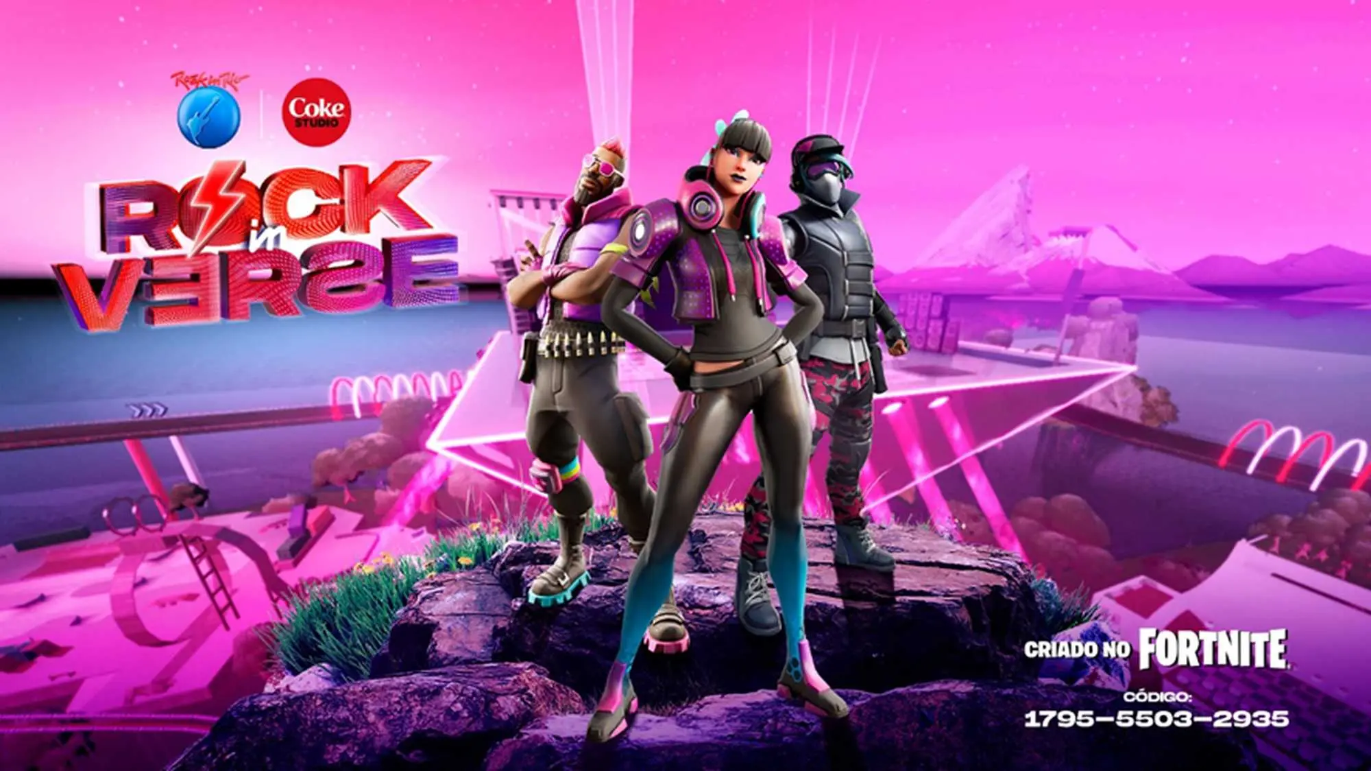 Rock in Rio recebe mapa temático no Fortnite