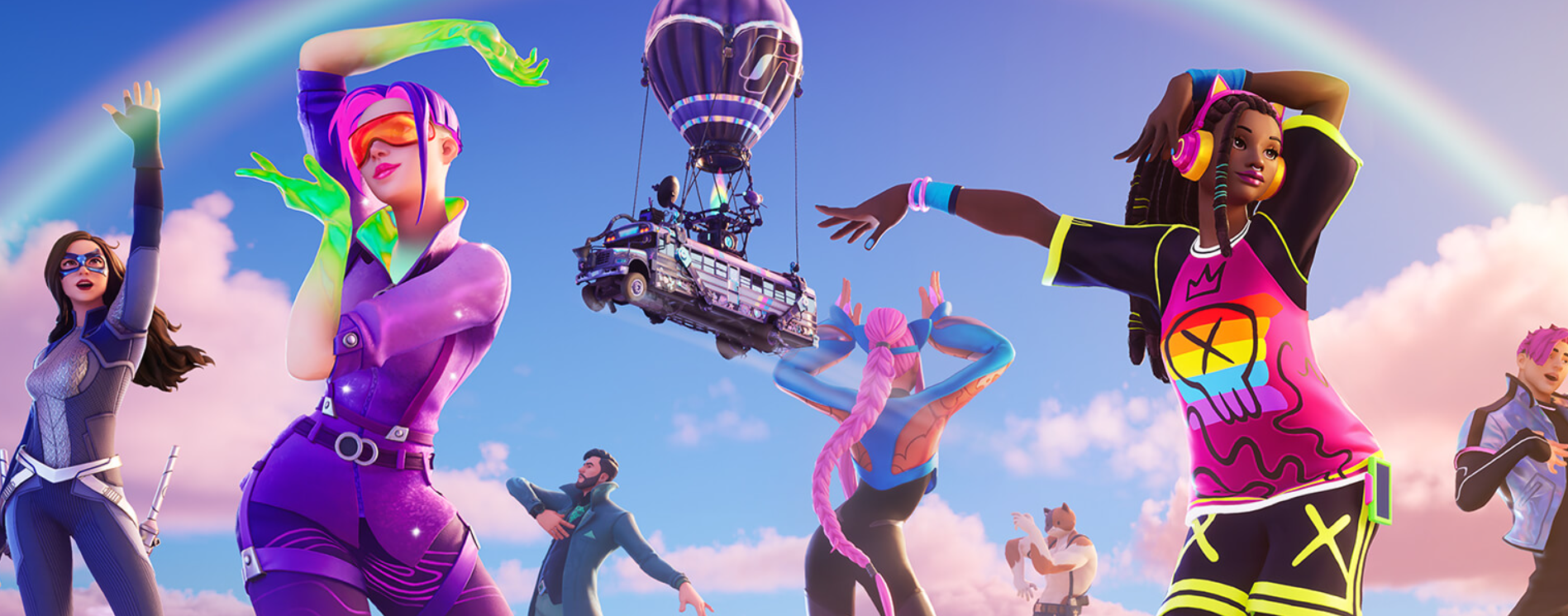 Levante a sua bandeira que o Fortnite Orgulho Royale 2022 chegou!
