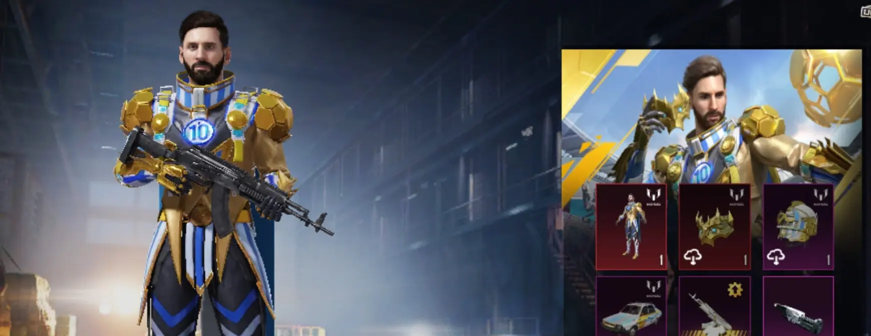 Saiba como garantir itens de Messi no PUBG Mobile até 31 de dezembro