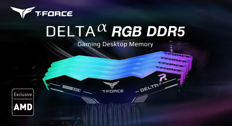 Team Group lança nova memória DELTAα RGB DDR5