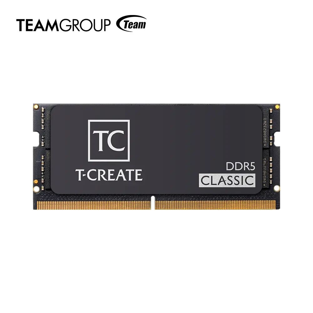 TEAM GROUP anuncia chegada de T-CREATE CLASSIC DDR5, memória para laptops