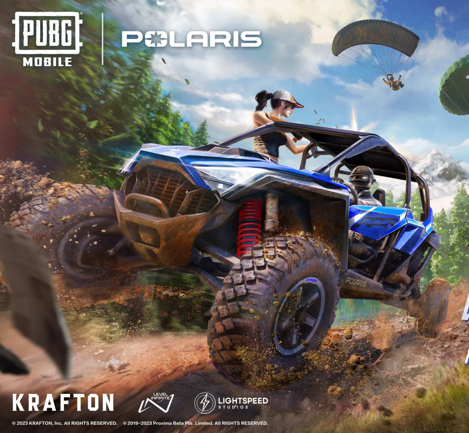 Polaris, marca de veículos off road, anuncia parceria com PUBG MOBILE 