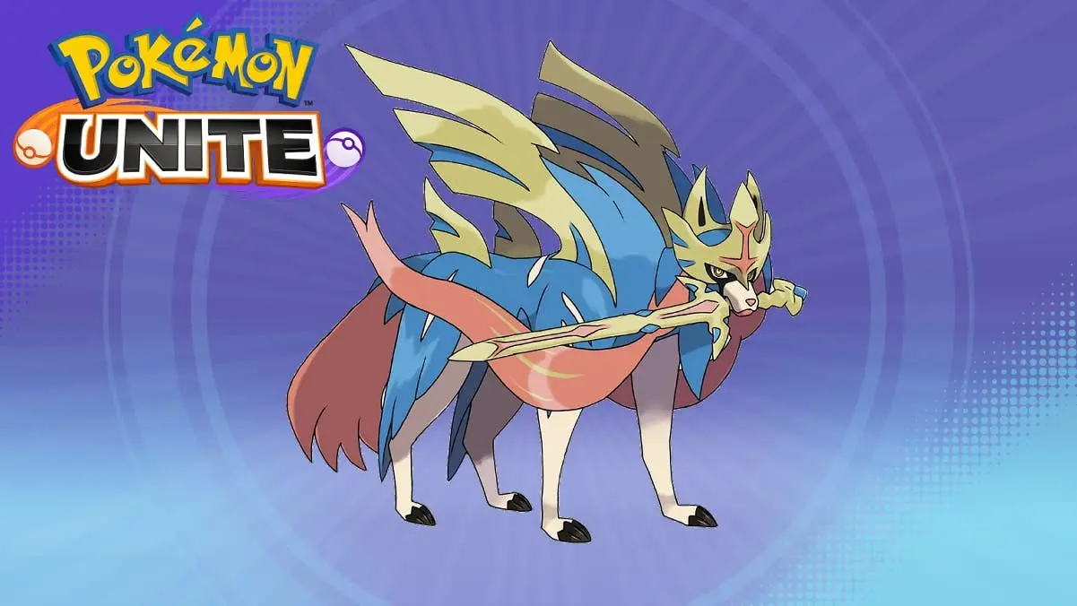 Zacian está disponível no Pokémon UNITE