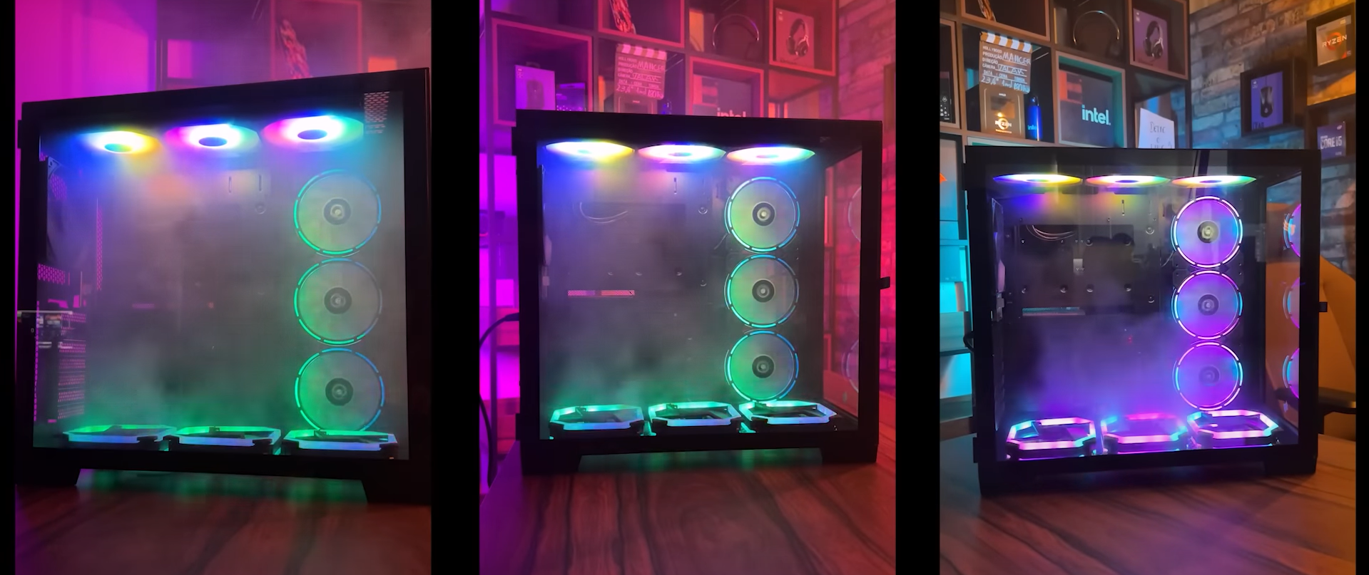 Promoção na Pichau: 3 gabinetes gamers pretos
