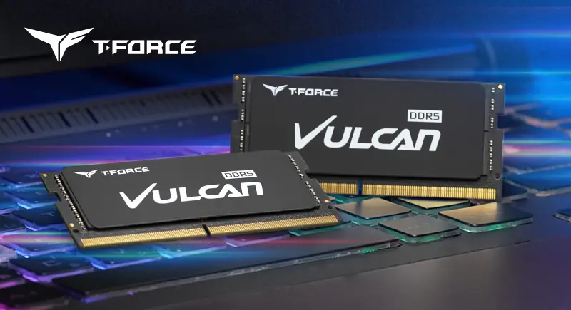 TEAMGROUP anuncia VULCAN SO-DIMM DDR5