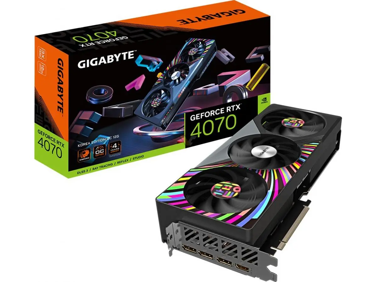 Gigabyte Lança Placa de Video Exclusiva RTX 4070 para a Coreia do Sul