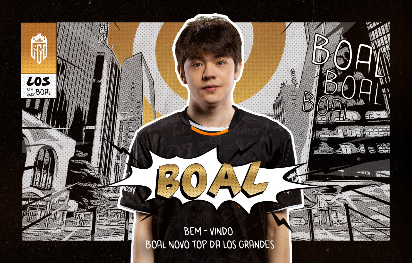 Los Grandes revela contratação de Boal para time de LoL