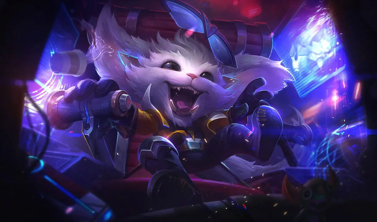 LoL: Fã cria skin de Gnar inspirada em Super Mario