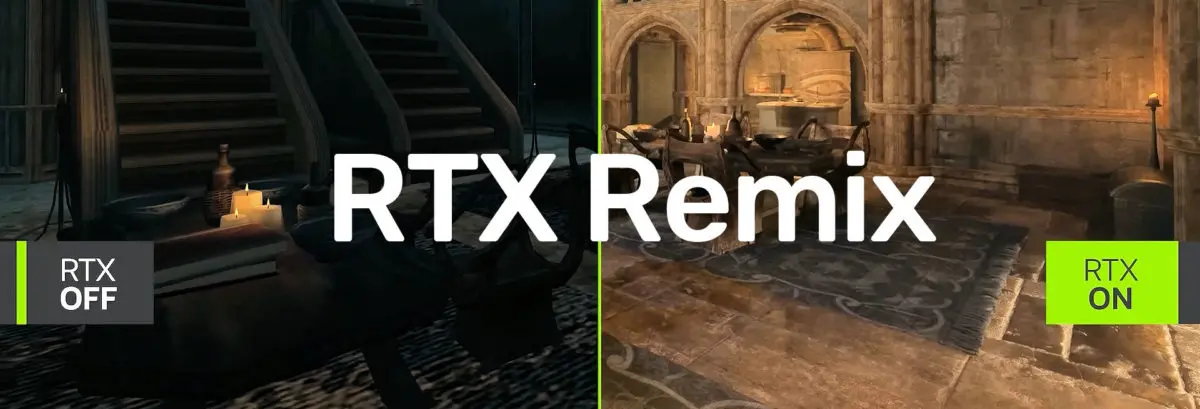 NVIDIA: Em uma nova atualização da RTX Remix permite modificações gráficas feitas por IA