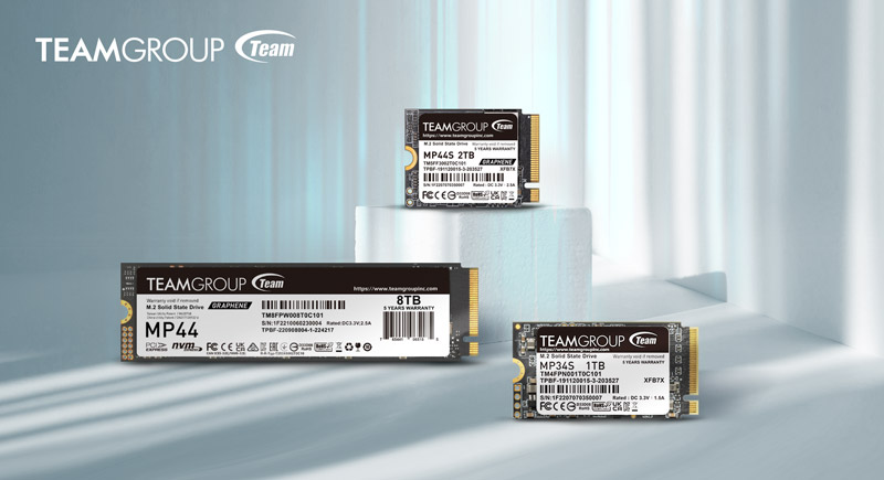 Conheça os novos SSD MP44, MP44S e MP34S da TEAMGROUP