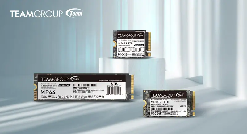 Conheça os novos SSD MP44, MP44S e MP34S da TEAMGROUP