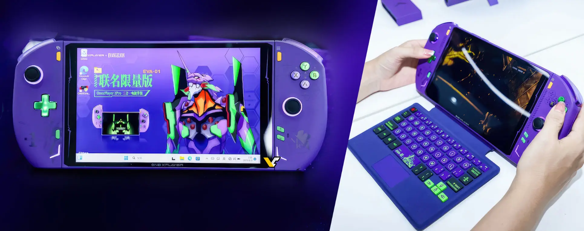 Console portátil OneXPlayer 2 Pro com controles destacáveis é revelado