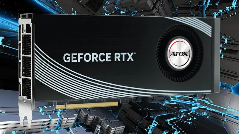 Uma nova placa série RTX 40 com modelo estilo soprador surge no mercado