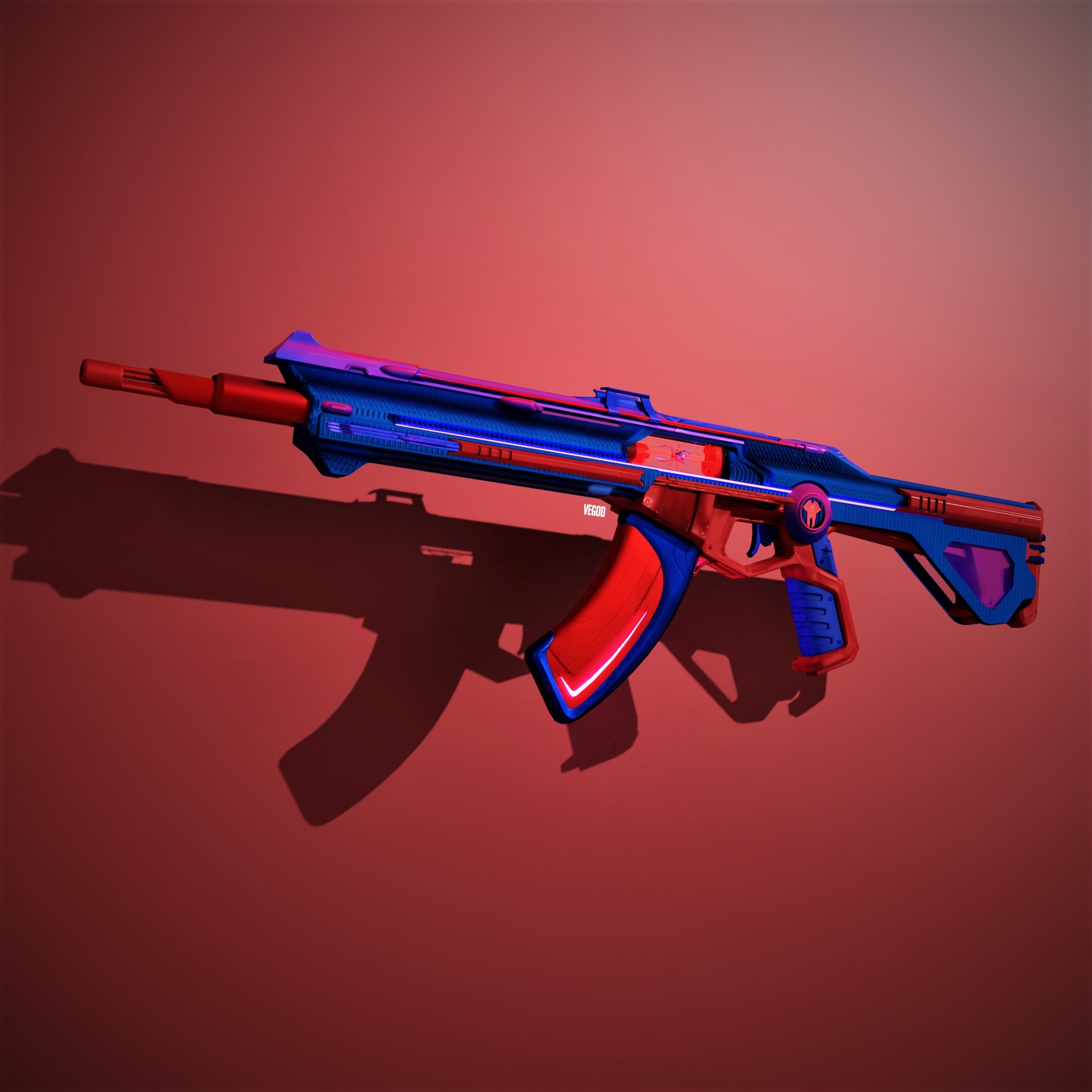 VALORANT: Artista cria skin de Vandal inspirada em Homem-Aranha 1 VALORANT: Artista cria skin de Vandal inspirada em Homem-Aranha
