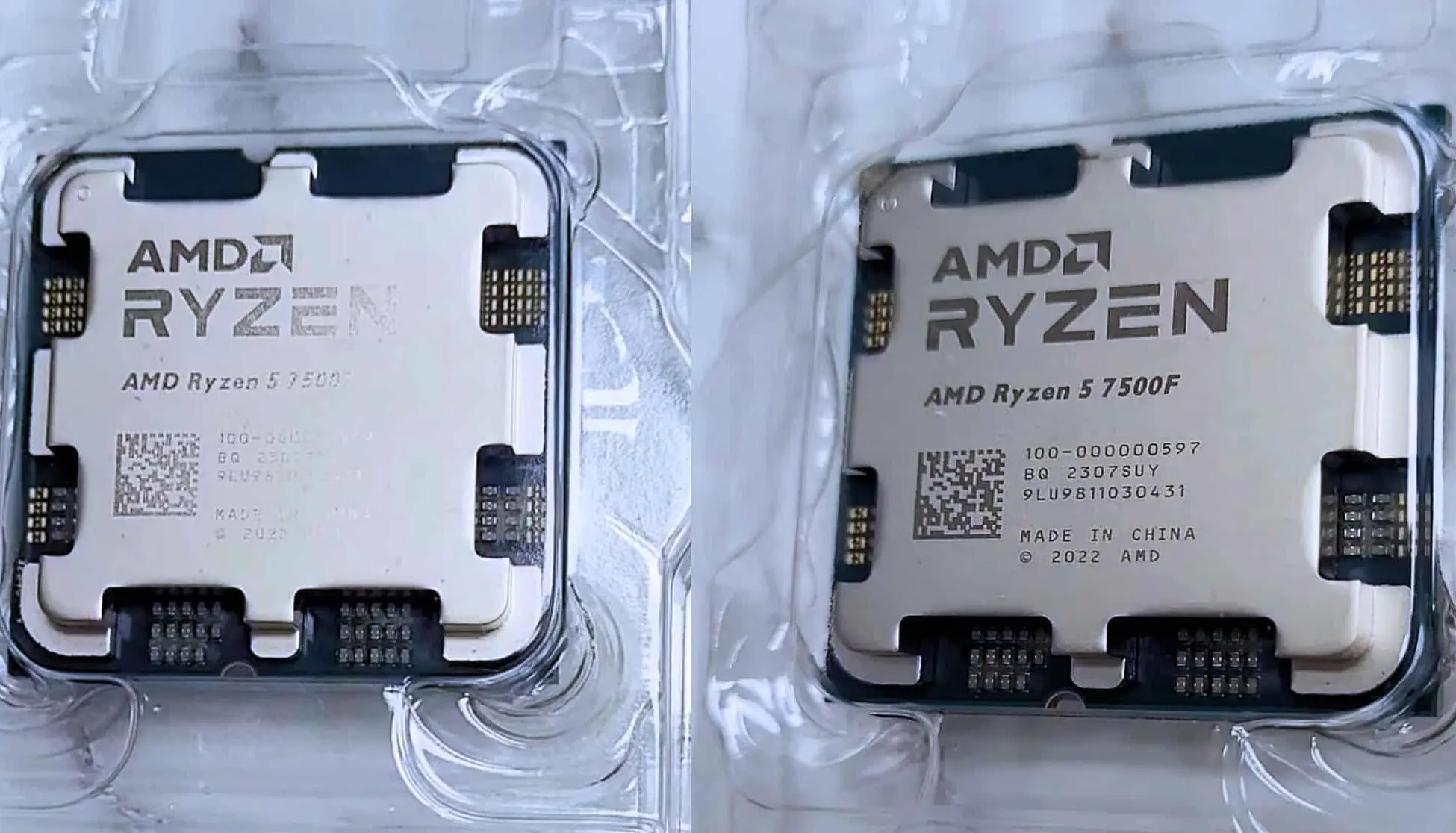 AMD Ryzen 5 7500F será o primeiro processador AM5 sem GPU integrada