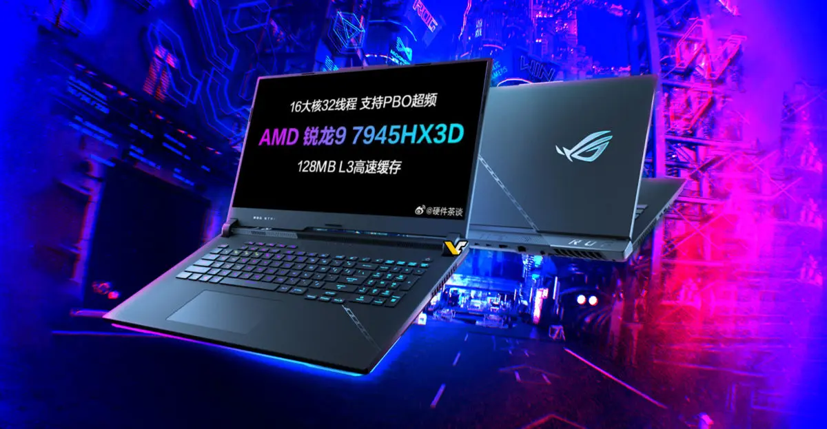 ASUS pode estar trabalhando em notebook ROG com Ryzen 9 7945HX3D